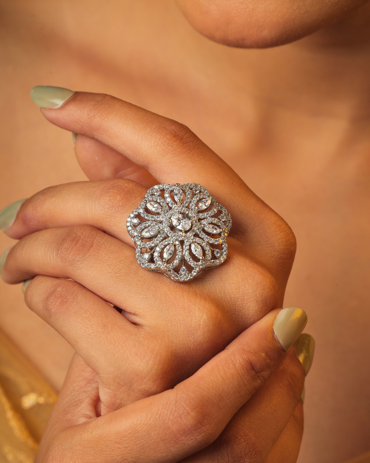 Silver Sophistication:AD Ring Small