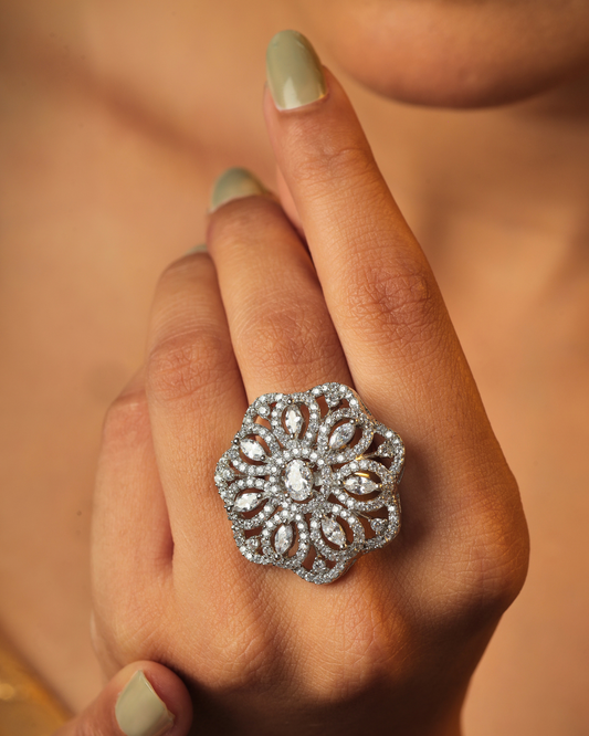 Silver Sophistication:AD Ring Small