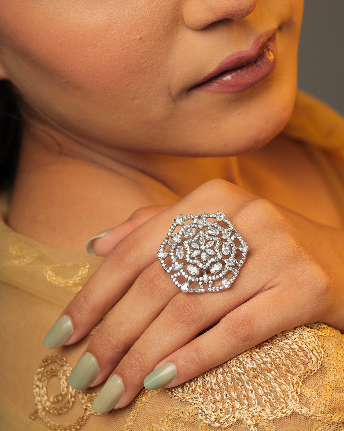 Silver Sophistication: Statement Ring