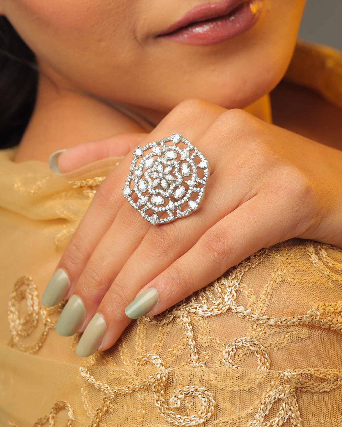 Silver Sophistication: Statement Ring