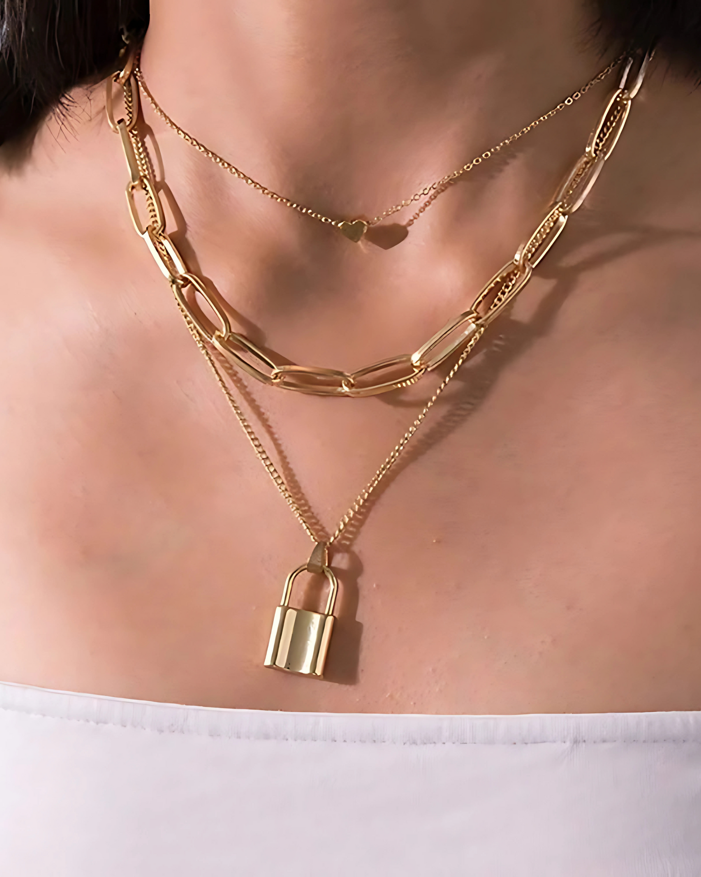 Gold Plated Stylish Necklace