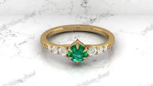 Emerald Elegance: Green Ruby Ring