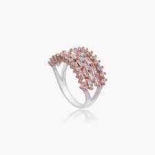 Romantic Bloom: 2-Tone Pink Rose Ring